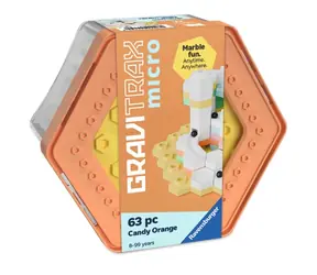 Ravensburger GraviTrax Micro Starter Set S pomarańczowy / 63 części / od 8 lat