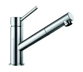 Blanco Kano S - Bateria zlewozmywakowa z wyciąganą wylewką chrom 