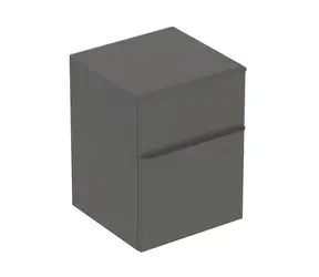 Geberit Smyle Square - Szafka boczna lawa / 2 szuflady