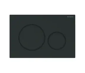 Geberit Sigma20 - Przycisk spłukujący matowy czarny/czarny