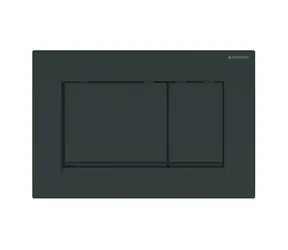 Geberit Sigma20 - Przycisk spłukujący do 2 spłukiwań czarny połysk/czarny mat 