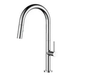 kielle Oudee - Bateria zlewozmywakowa z wyciąganą wylewką | chrome