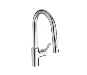 Ideal Standard Ceralife - Bateria zlewozmywakowa z wyciąganą wylewką | chrom