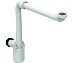 Geberit - Syfon umywalkowy energooszczędny, średnica 40 mm, biały