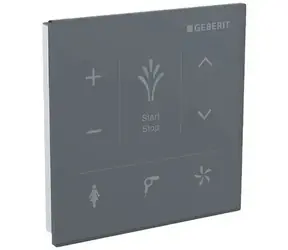 Geberit - Panel sterujący ścienny do bidetu elektronicznego, czarny