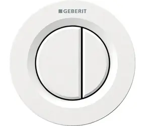 Geberit - Pneumatyczne sterowanie spłukiwaniem, do 2 objętości spłukiwania, biel alpejska