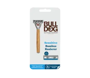 BULLDOG Sensitive maszynka bambusowa + 2 zapasowe głowice