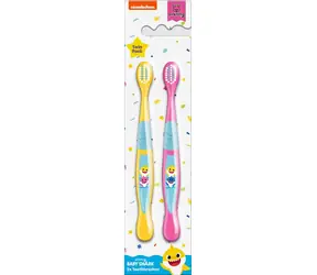 Zestaw szczoteczek do zębów Corsair Toiletries BABY SHARK / szczoteczki 2 szt. / od 2 lat