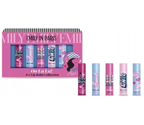 Corsair Toiletries EMILY IN PARIS Balsamy do ust - Zestaw 5 balsamów do ust / od 3 lat
