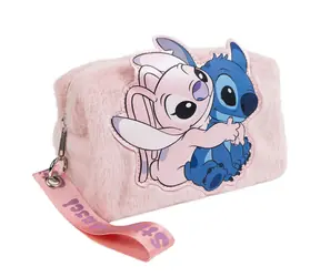 Torba pluszowa Cérda Make UP Stitch & Angel w kolorze różowym