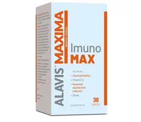 ALAVIS MAXIMA ImunoMAX 30 kapsułek / Suplement diety / Zawiera minimum 30% immunoglobulin w jednej kapsułce