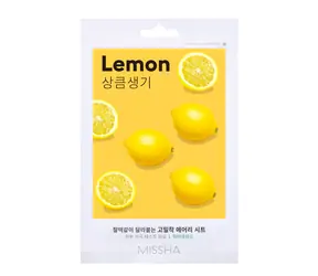 MISSHA Airy Fit Sheet Mask (Lemon) / Maska w płachcie z ekstraktem z cytryny / 19 g