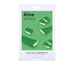 MISSHA Airy Fit Sheet Mask (Aloe) / Maska w płachcie z ekstraktem z aloesu / 19 g