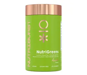 Nutriburst Premium NutriGreens - żelki z superżywnością i przeciwutleniaczami, jabłko 60 szt. 