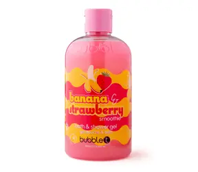 Bubble T Smoothie Truskawka i Banan Żel do kąpieli i pod prysznic 500 ml / Żel pod prysznic