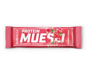 Baton musli BioTech Protein 30 g żurawina Raspberry