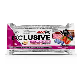 Amix Exclusive Protein Bar 40 g owoce leśne