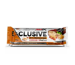 Baton proteinowy Amix Exclusive Protein Bar 85 g o smaku ciasta z masłem orzechowym