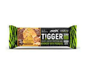 Baton proteinowy Amix Tigger Zero 60 g o smaku masła orzechowego i karmelu