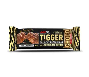 Baton proteinowy Amix Tigger Zero CHOCO 60 g potrójnie brownie