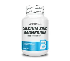 BioTech Calcium Zinc Magnesium 100 tabletek