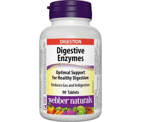 Enzymy trawienne Webber Naturals 90 kapsułek