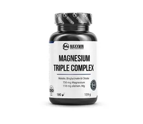 Maxxwin MAGNESIUM TRIPLE COMPLEX 180 kapsułek