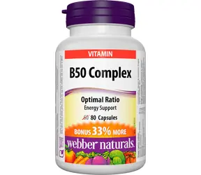 Webber naturals B50 Complex 80 tabletek