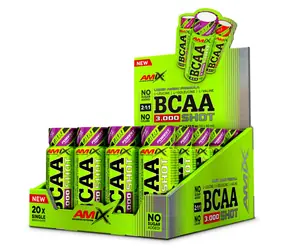 Amix BCAA 3000 Shot 20 x 60 ml owoce leśne