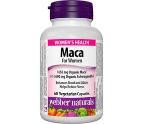 Webber Naturals Maca dla kobiet 60 kapsułek