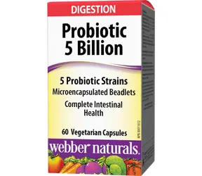 WEBBER NATURALS Probiotyk 5 miliardów 60 kapsułek
