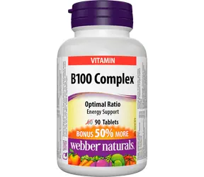 Webber Naturals B100 Complex 90 tabletek