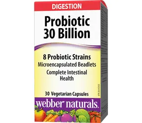 WEBBER NATURALS Probiotyk 30 miliardów 30 kapsułek