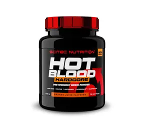 Scitec Nutrition Hot Blood Hardcore 700 g sok pomarańczowy