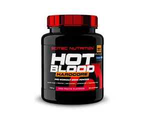 Scitec Nutrition Hot Blood Hardcore 700 g czerwone owoce