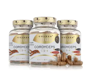 Golden Nature Exclusive Cordyceps sinensis CS-4 50% polisacharydów 300 cps. (3x100 cps)