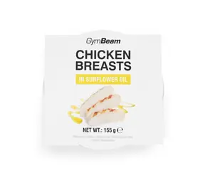 Pierś z kurczaka w oleju słonecznikowym - GymBeam (155 g)