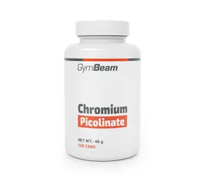 Pikolinian chromu - GymBeam (bezsmakowy, 120 tabletek)