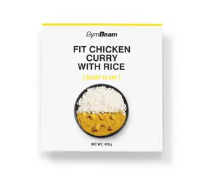 FIT Kurczak curry z ryżem Gotowe do spożycia - GymBeam (420 g)
