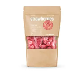 Liofilizowane truskawki - GymBeam (100 g)