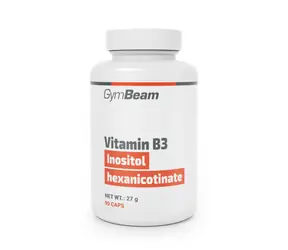 Niacyna (witamina B3) bez spłukiwania - GymBeam (90 kapsułek)