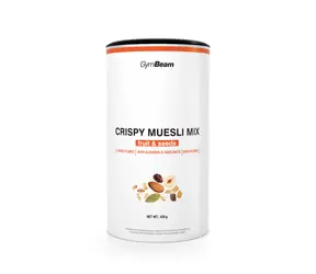Chrupiąca mieszanka musli - GymBeam (owoce i nasiona, 420 g)
