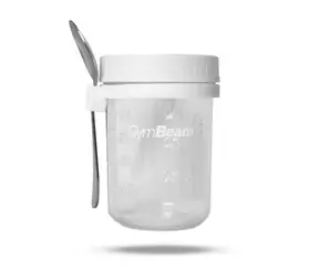 Kubek śniadaniowy biały 350 ml - GymBeam (biały)