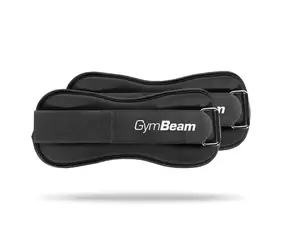Obciążniki na nadgarstki i kostki 0,5 kg - GymBeam (czarne)