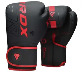Rękawice bokserskie F6 Kara Red - RDX (10 OZ, czerwone)