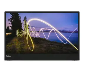 15,6" Lenovo ThinkVision M15 czarny / IPS / 1920 x 1080 / 16:9 / 6 ms / 250cd-m2 / 700:1 / USB-C 