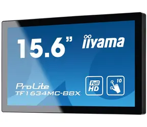 15,6" IIYAMA ProLite TF1634MC-B8X / IPS / 1920x1080 / 25ms / 405cd / 700:1 / VGA+HDMI+DP / VESA 