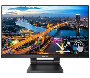 22" Philips 222B1TC-FHD czarny / 1920 x 1080 / 75 Hz / 4 ms / 250cd / HDMI / DP / VGA / REPRO / VESA 
