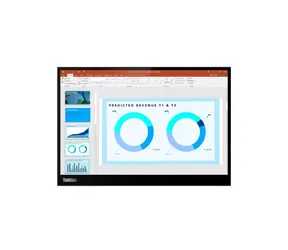 14" Lenovo ThinkVision M14d (63AAUAT6WL) czarny / IPS / 2240x1400 / 6ms / 300cd / 1500:1 / USB / VESA 