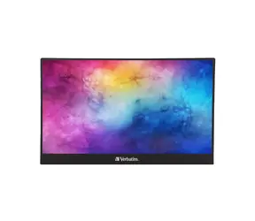 14" Verbatim PM-14 czarny / IPS / FHD 1920 x 1080 / 16:9 / 6 ms / 300 cd-m2 / 1200:1 / USB-C / HDMI / przenośny